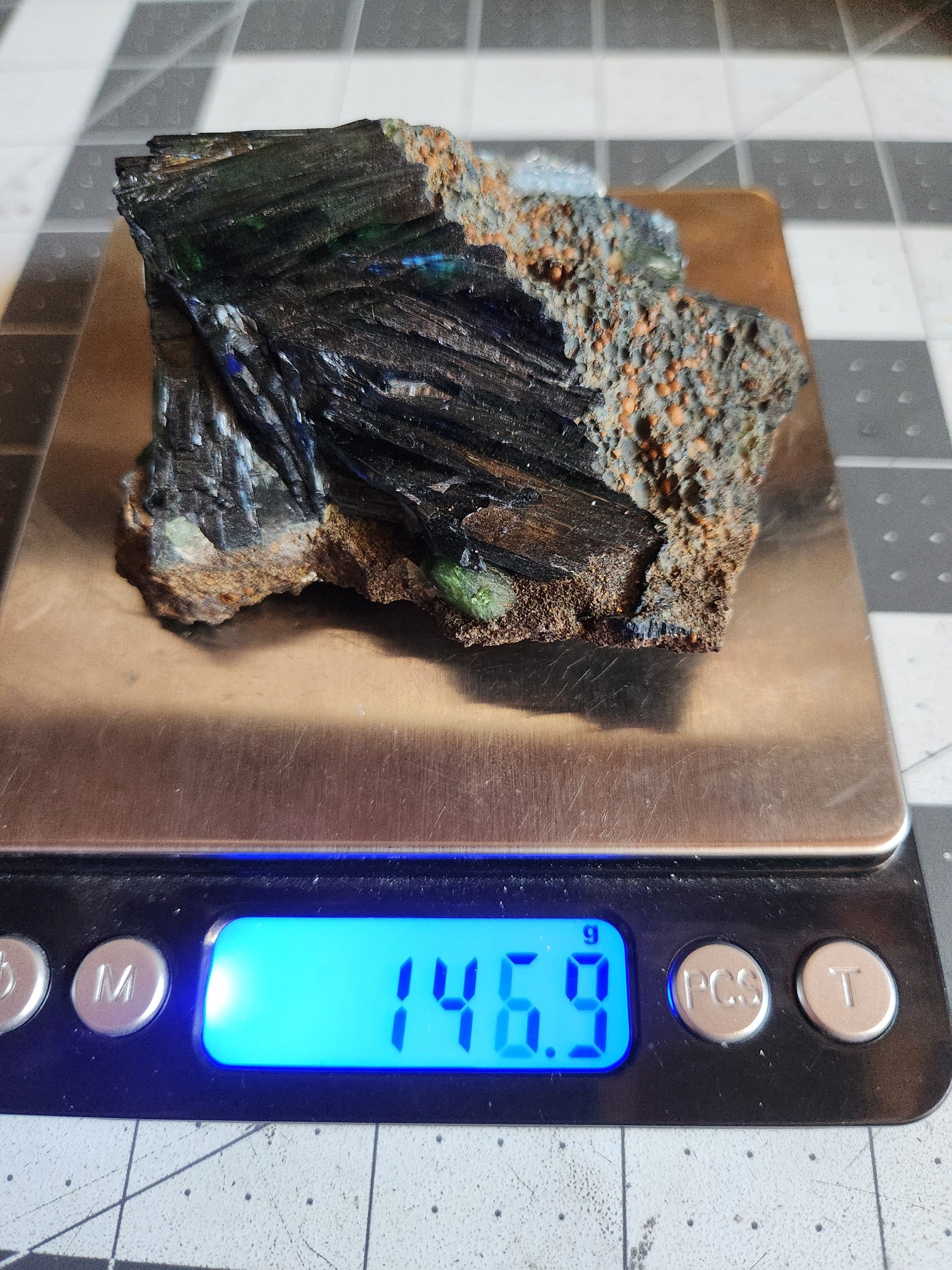 Raw Vivianite