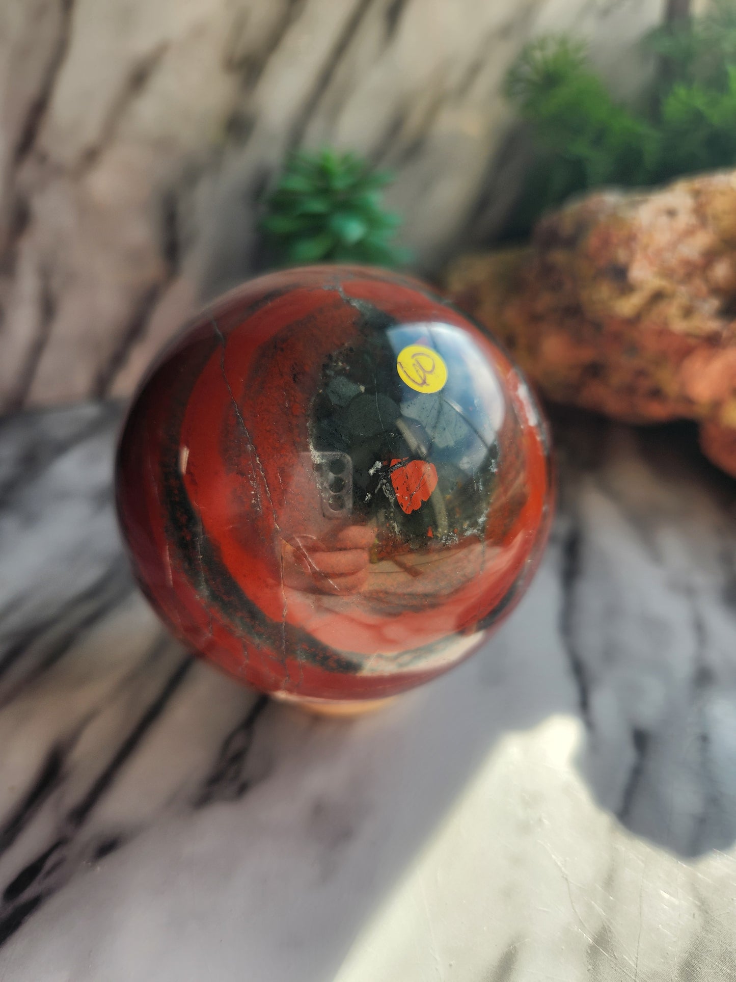 African Bloodstone Sphere