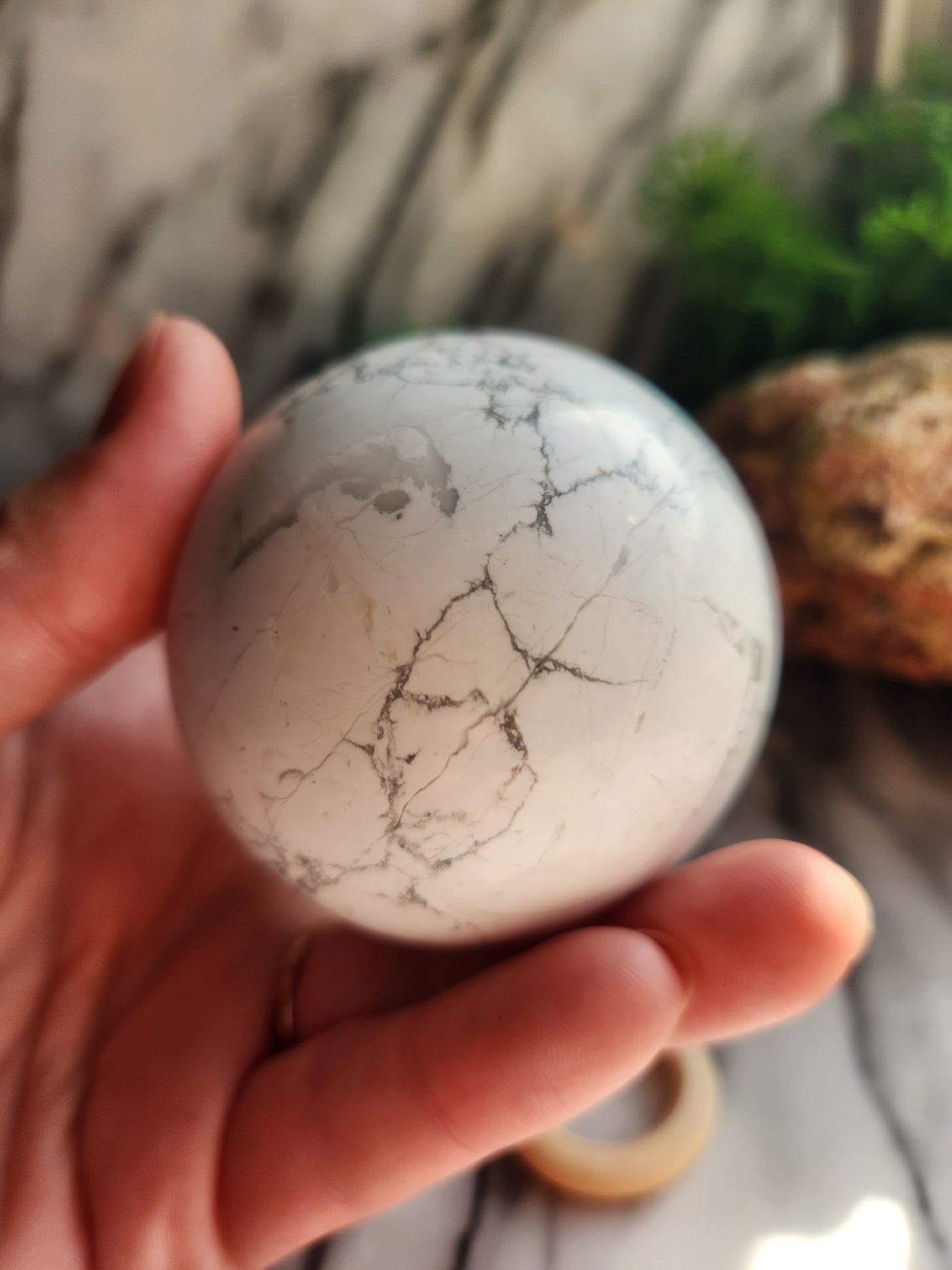 Howlite Sphere