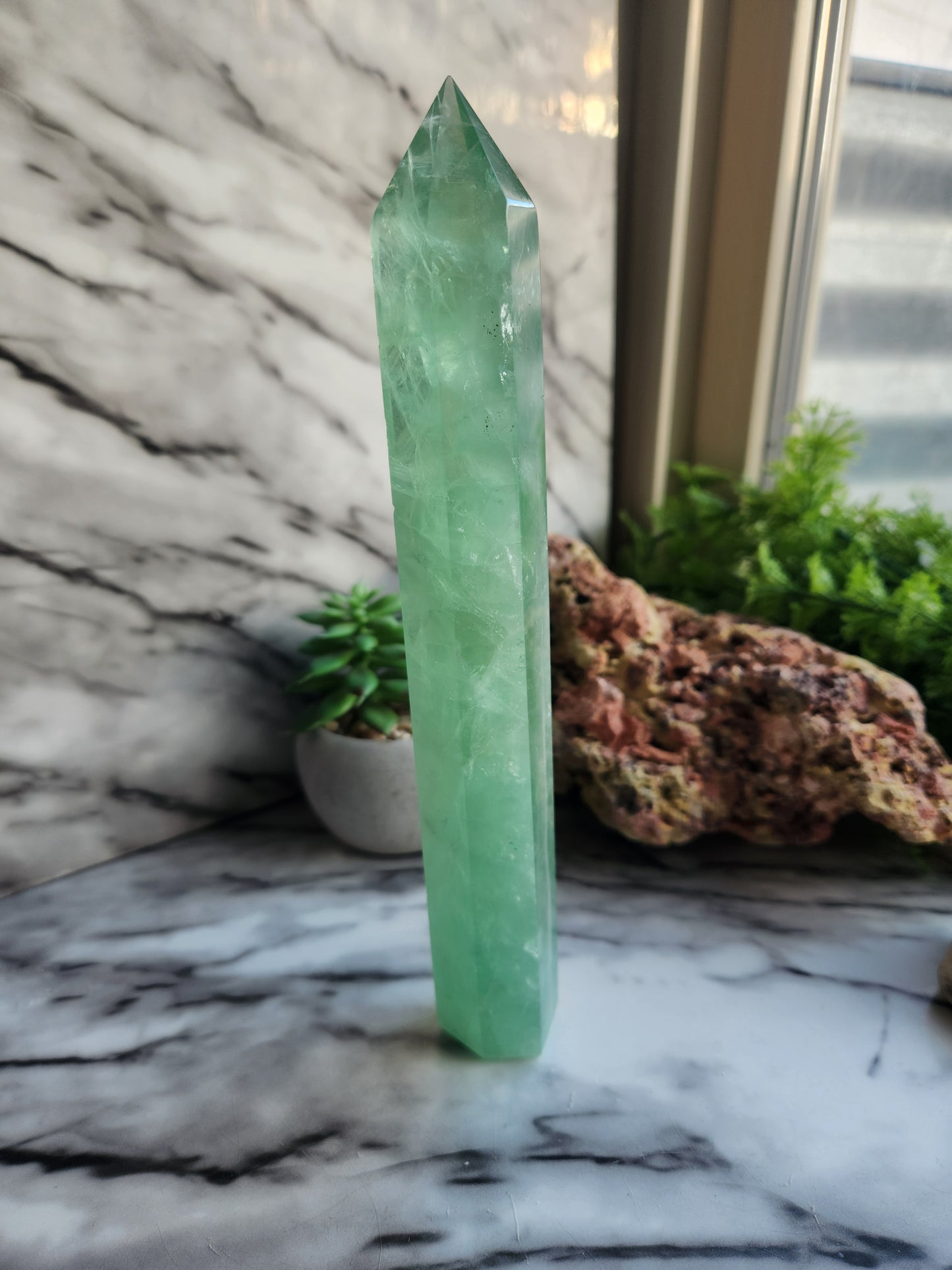 Green Fluorite Tower A