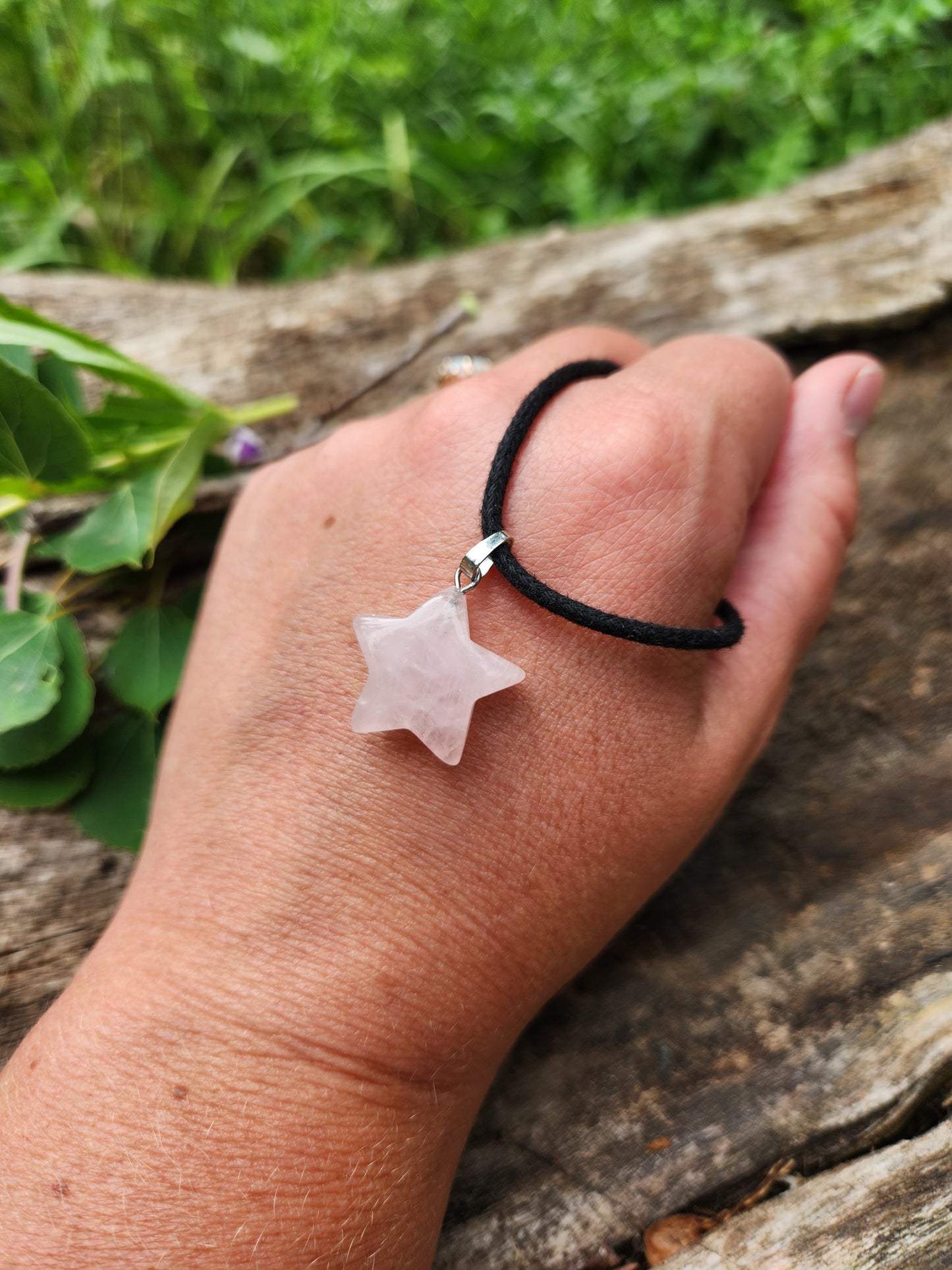 Rose Quartz Star Necklace