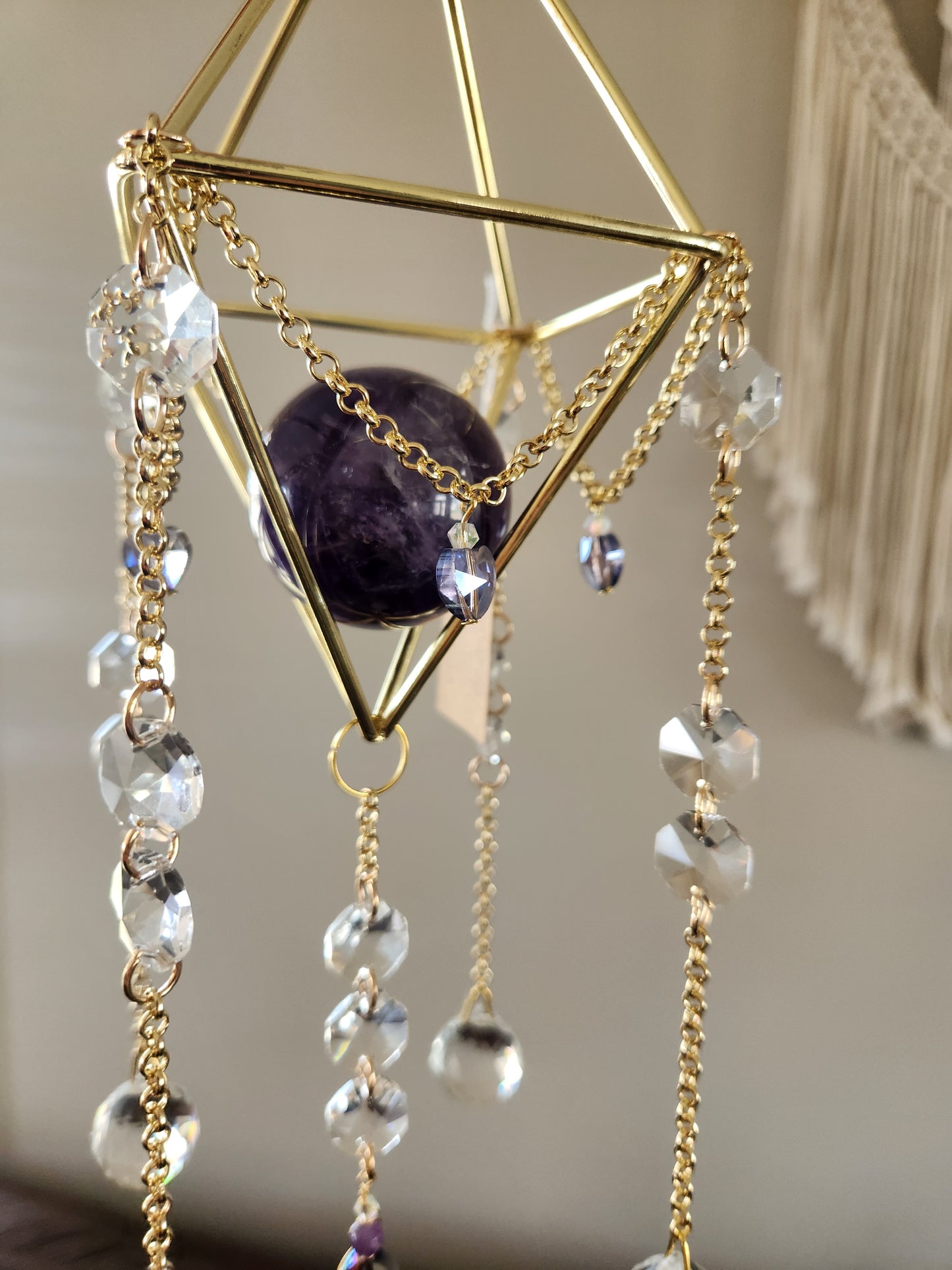 Amethyst Suncatcher