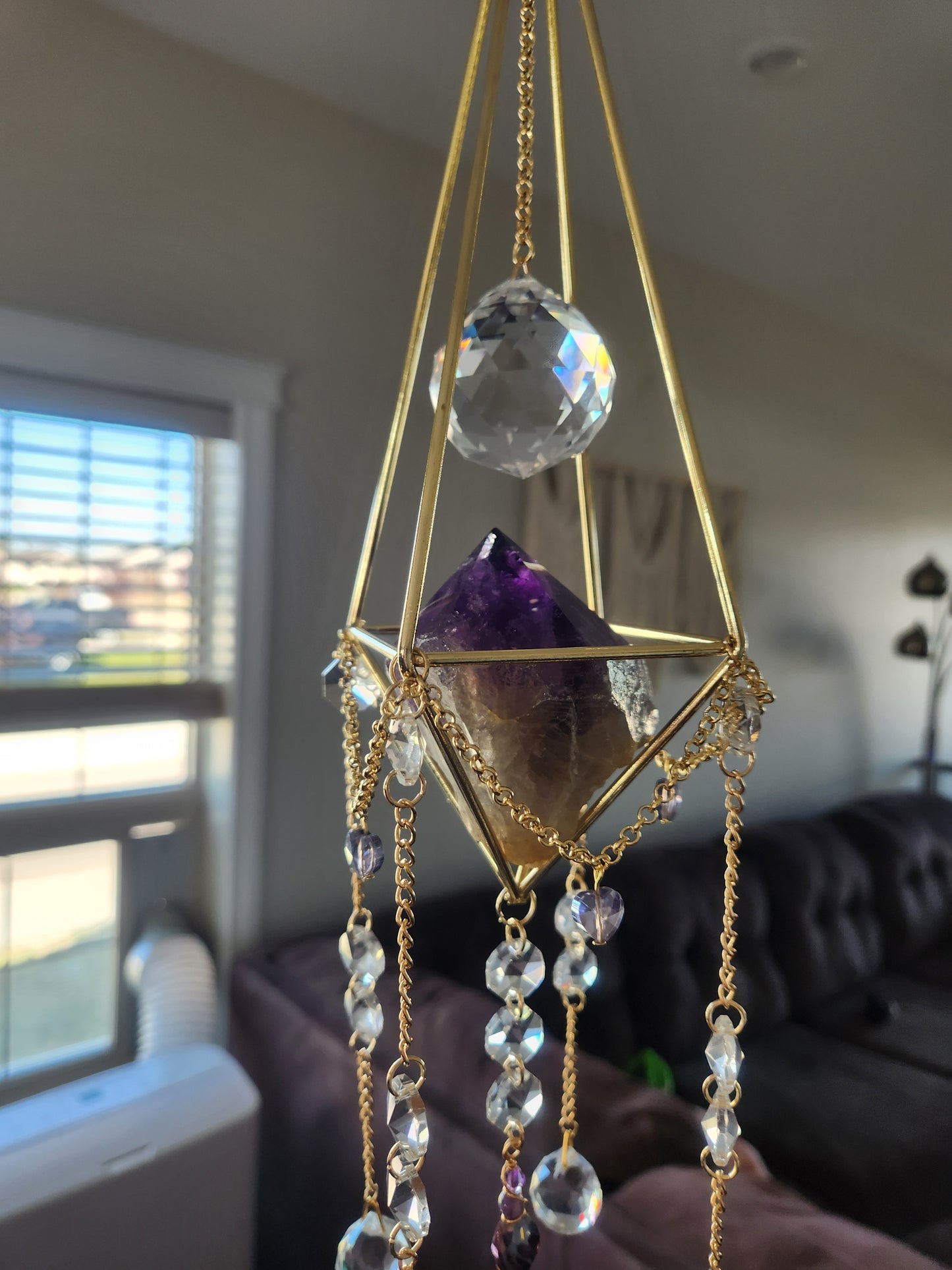 Amethyst Suncatcher