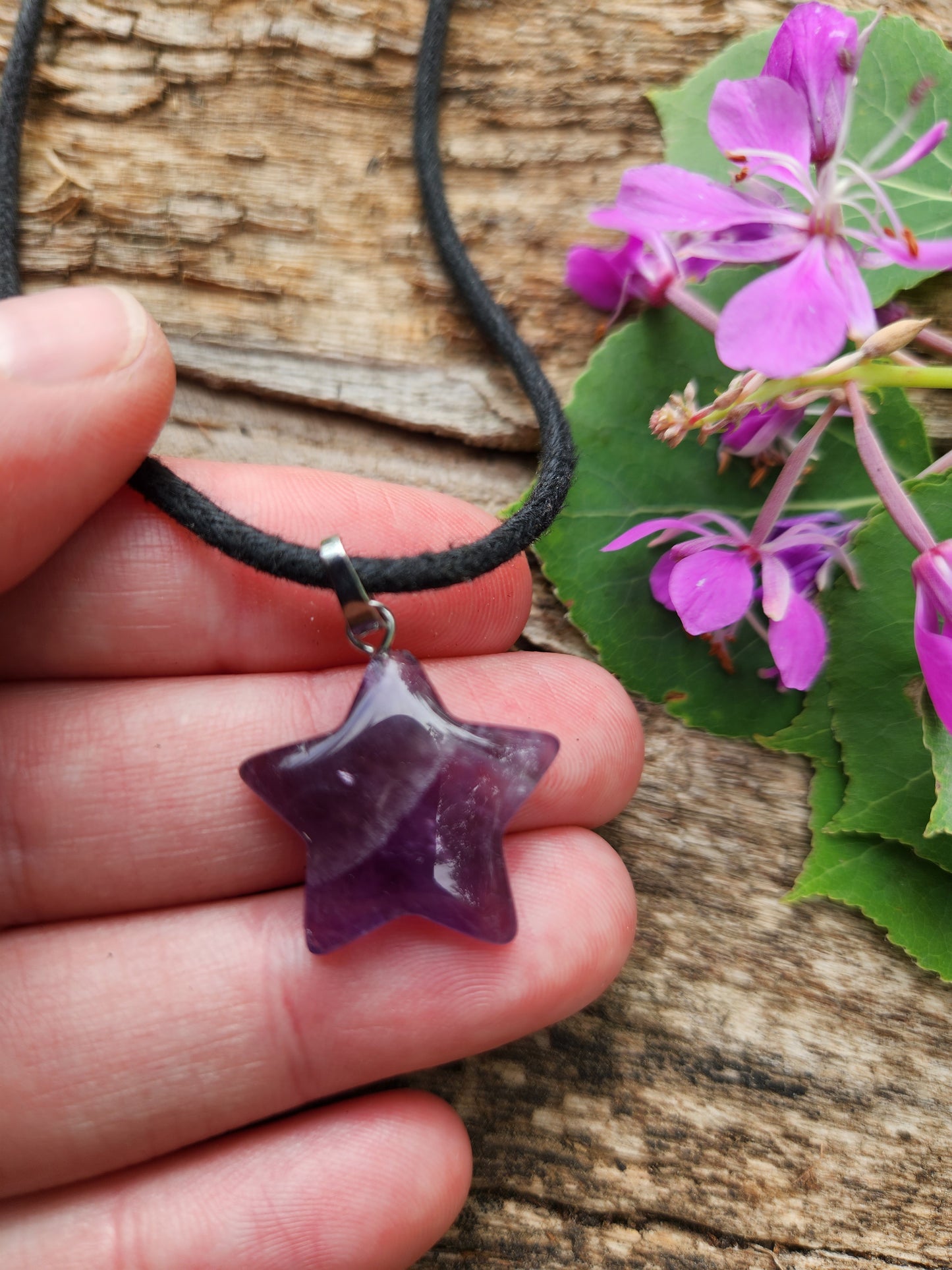 Amethyst Star Necklace