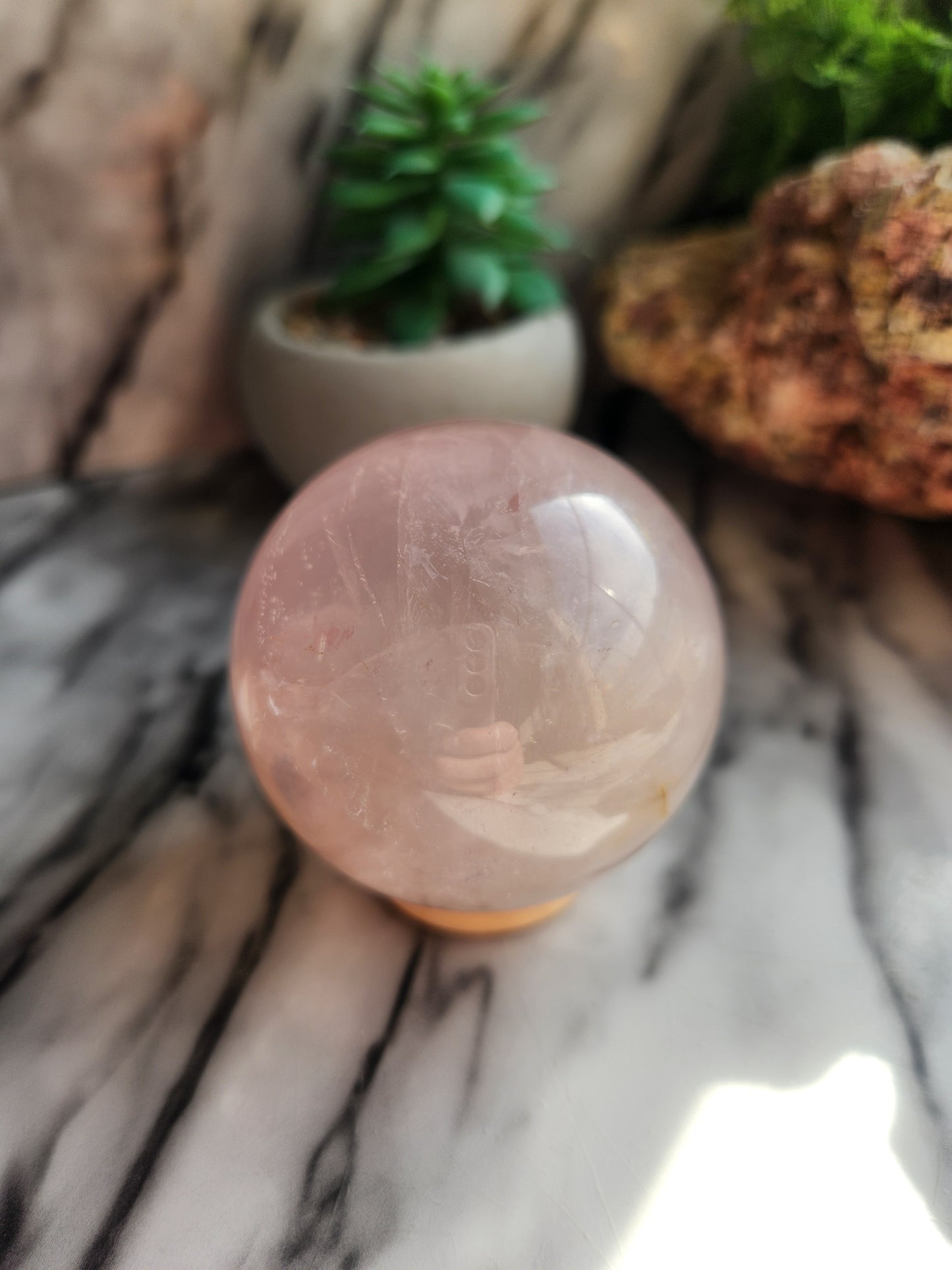 Rose Quartz Sphere