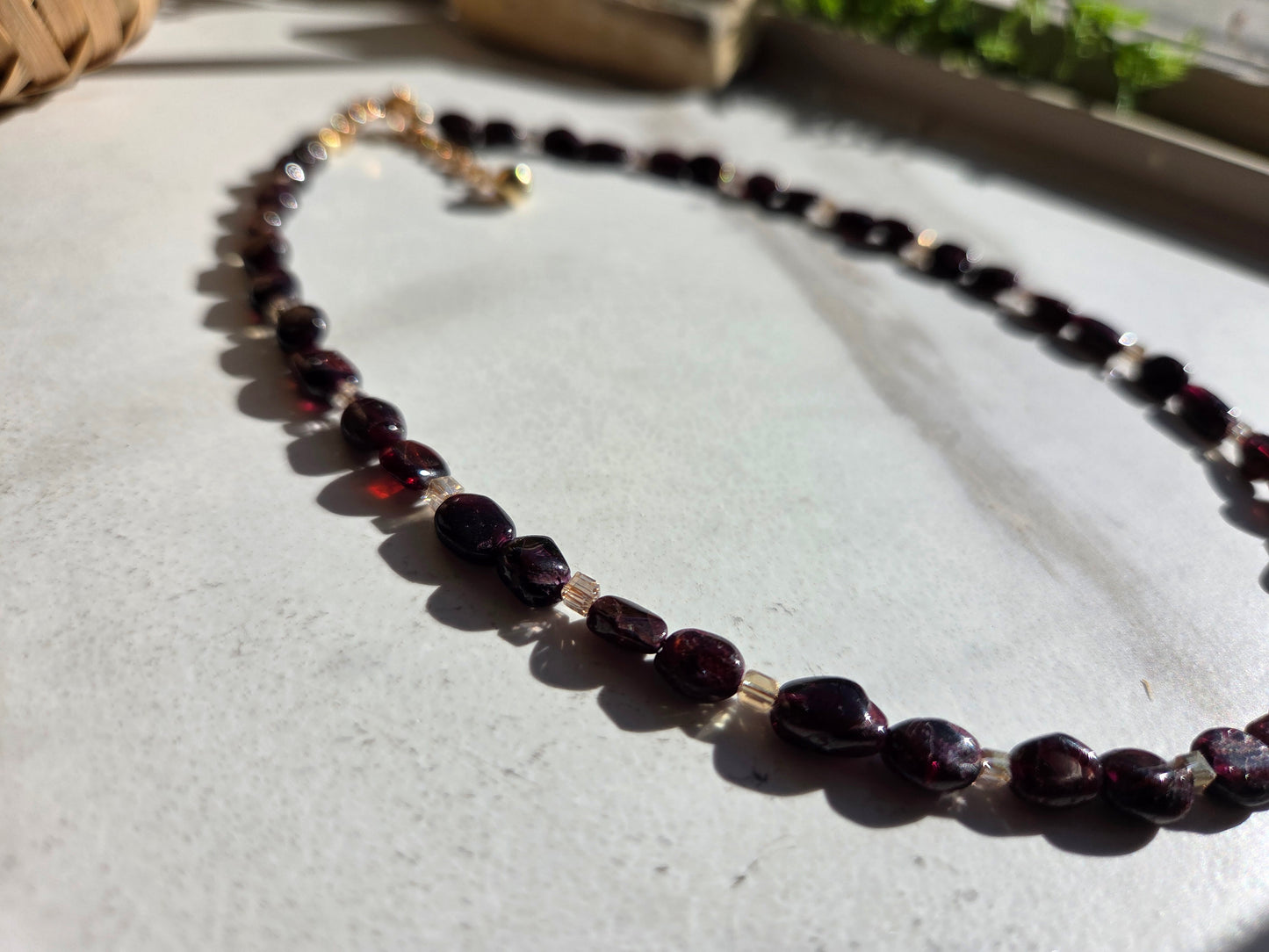Garnet Necklace, Bracelet & Earring Set ❤️