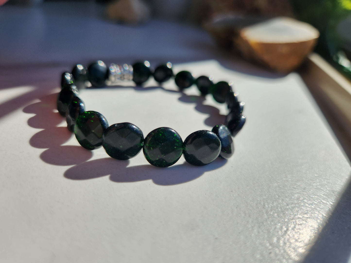 Green Sandstone Bracelet