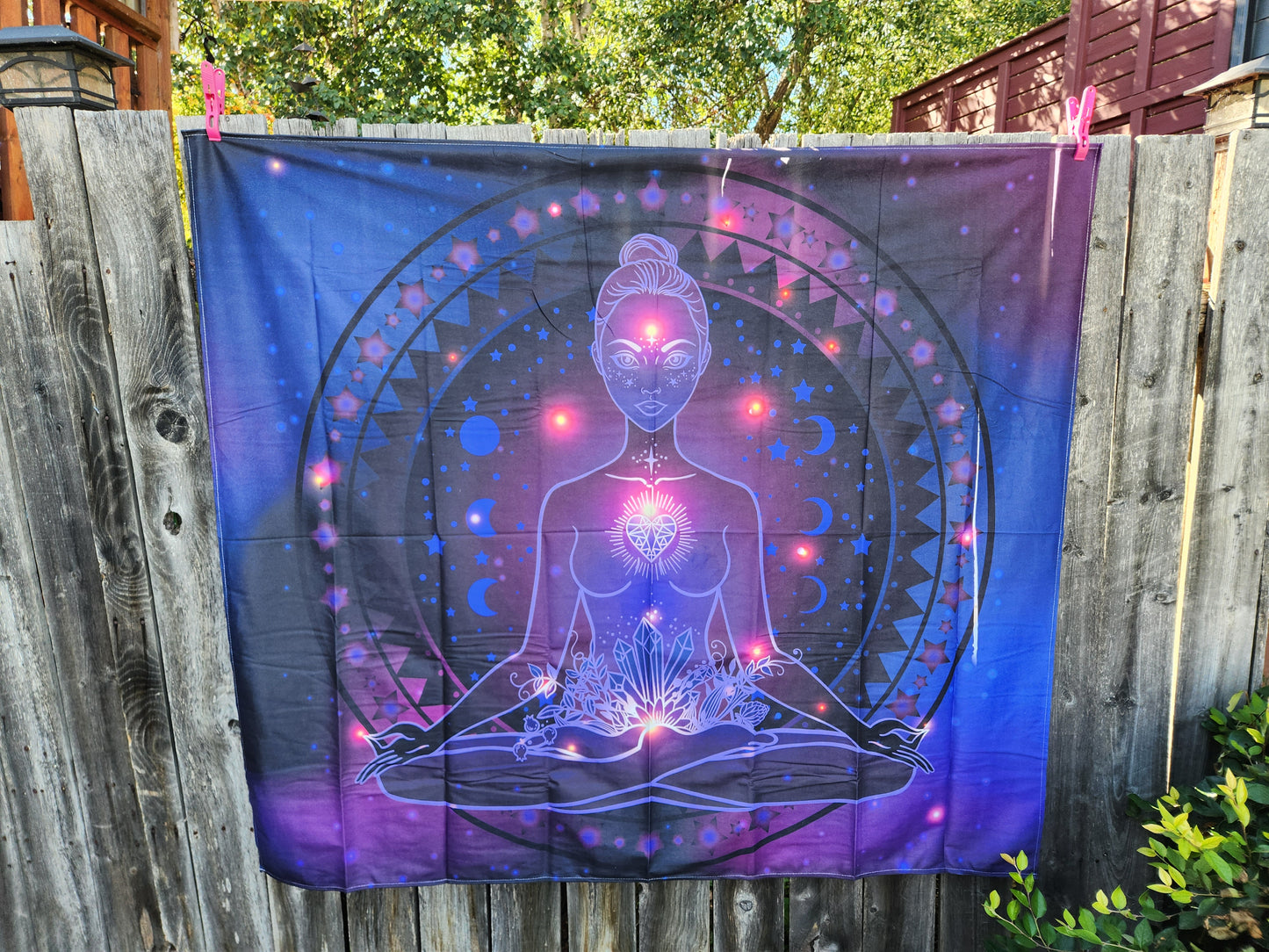 Purple Crystal Tapestry