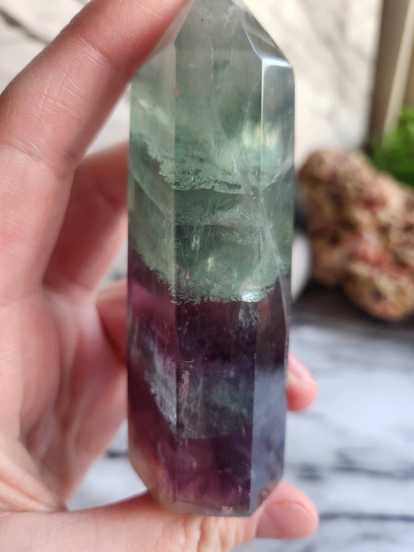 Rainbow Fluorite Tower