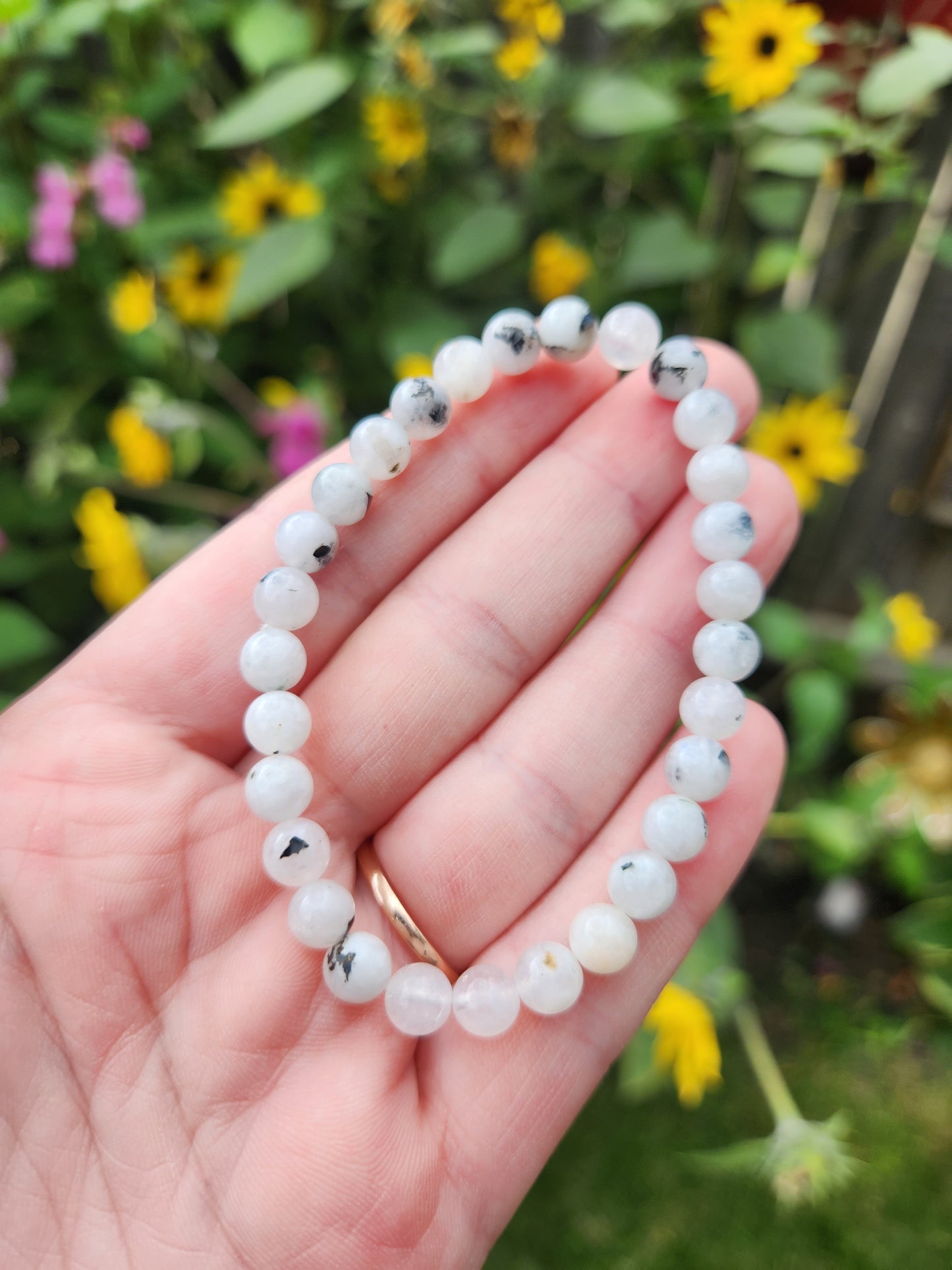 Rainbow Moonstone Bracelet