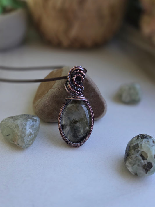 Forest Dreamer Necklace 💚 Prehnite