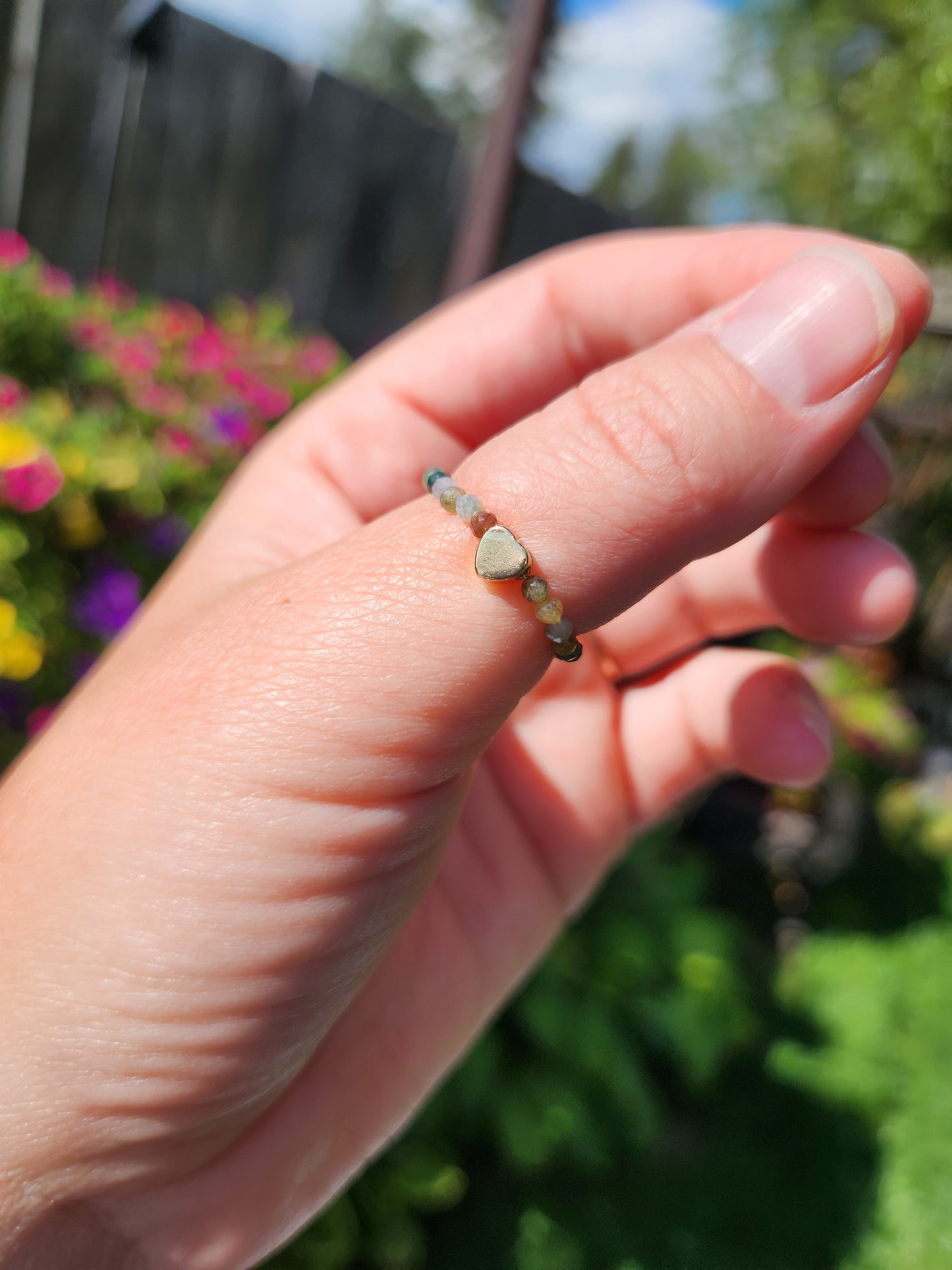 Moss Agate Ring