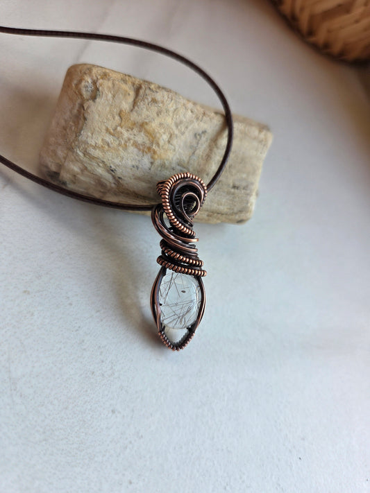 Rutilated Quartz Necklace