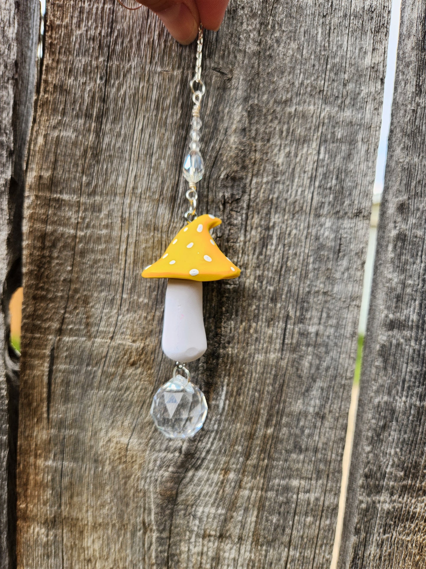 Yellow Mushroom SunCatcher