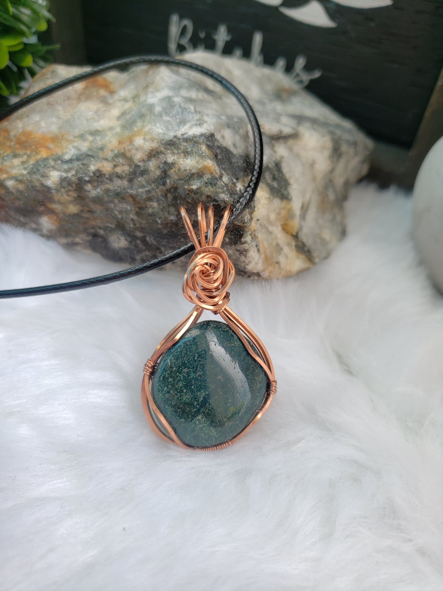 Moss Agate Necklace