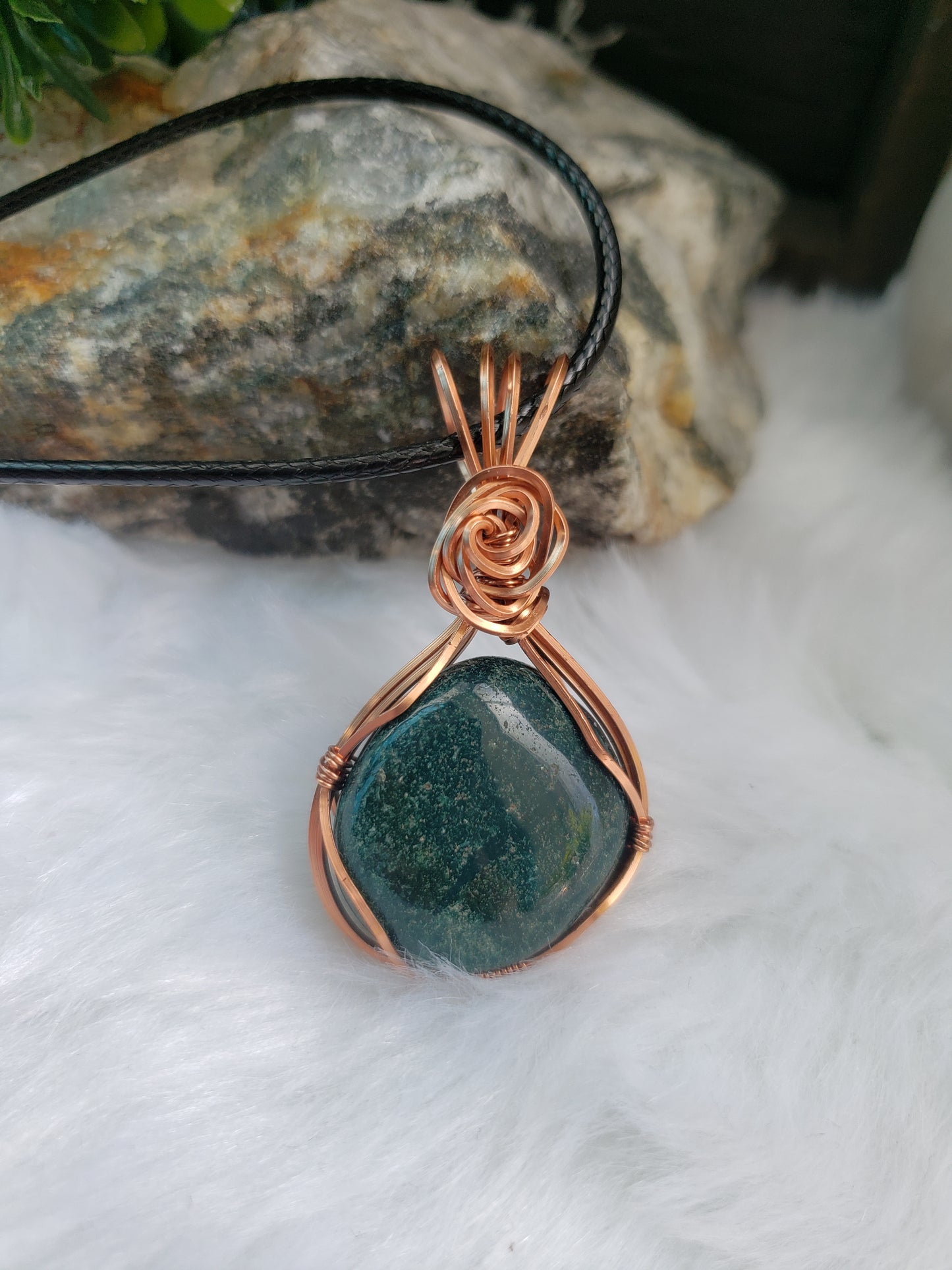 Moss Agate Necklace