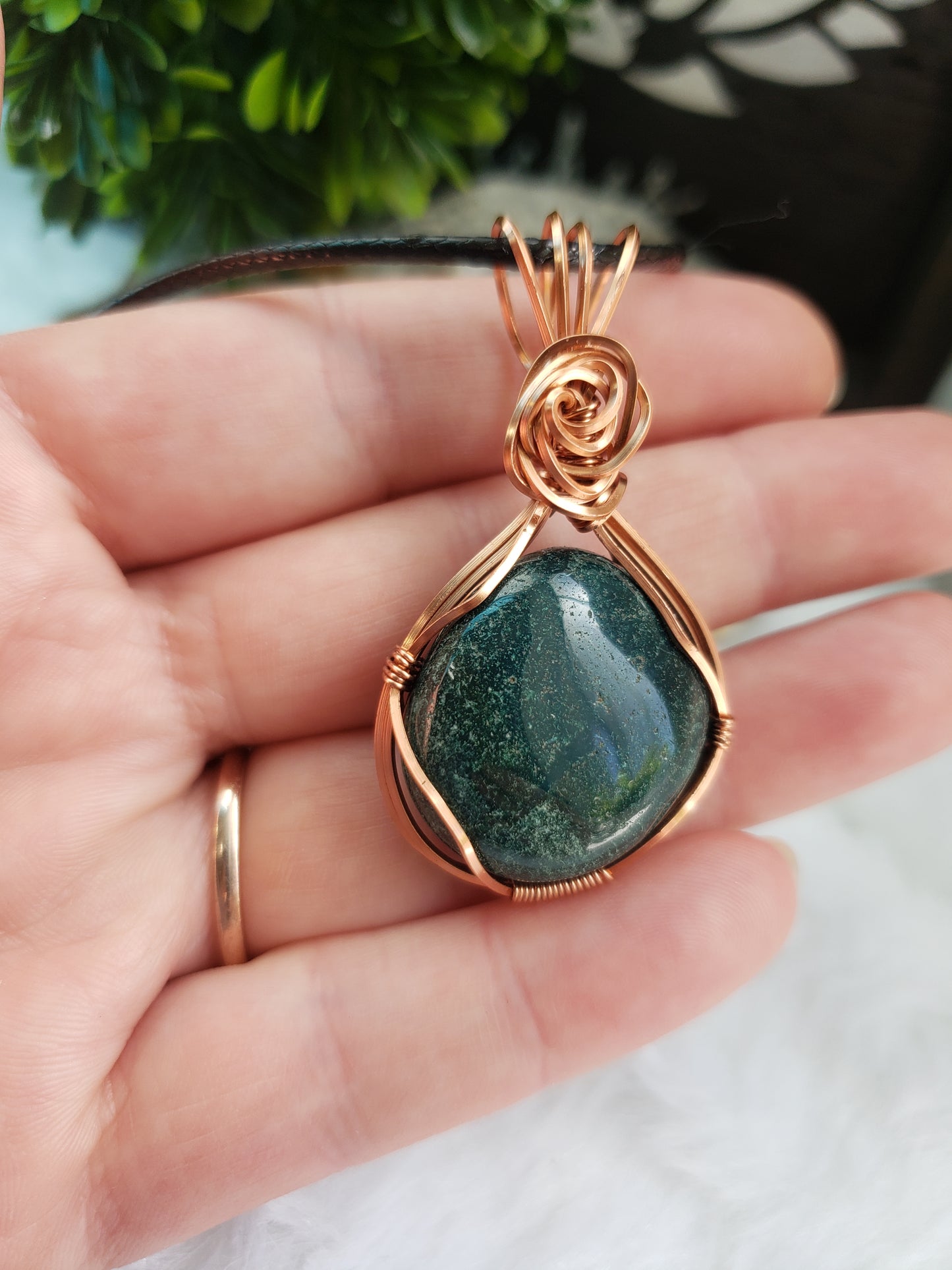 Moss Agate Necklace