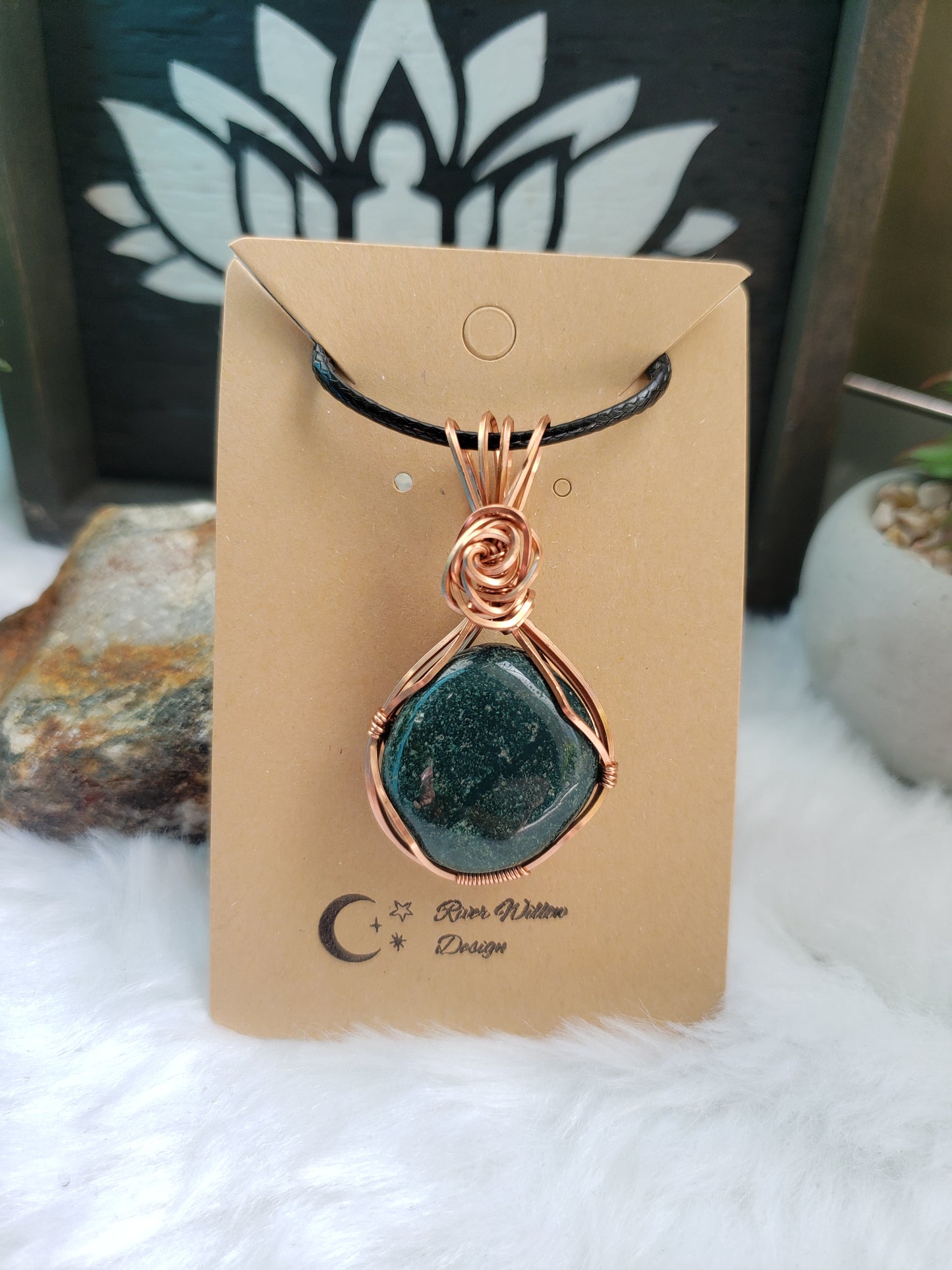 Moss Agate Necklace