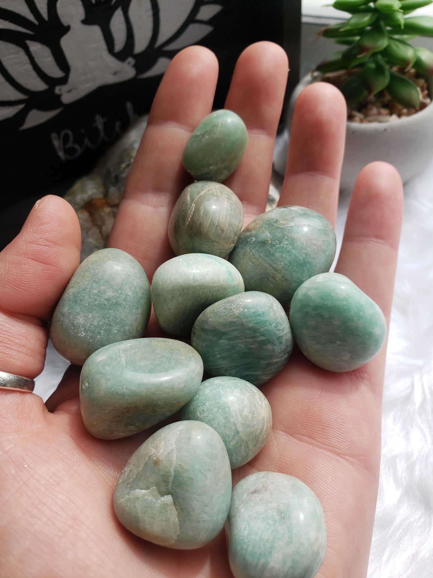 Amazonite Tumbled Stones