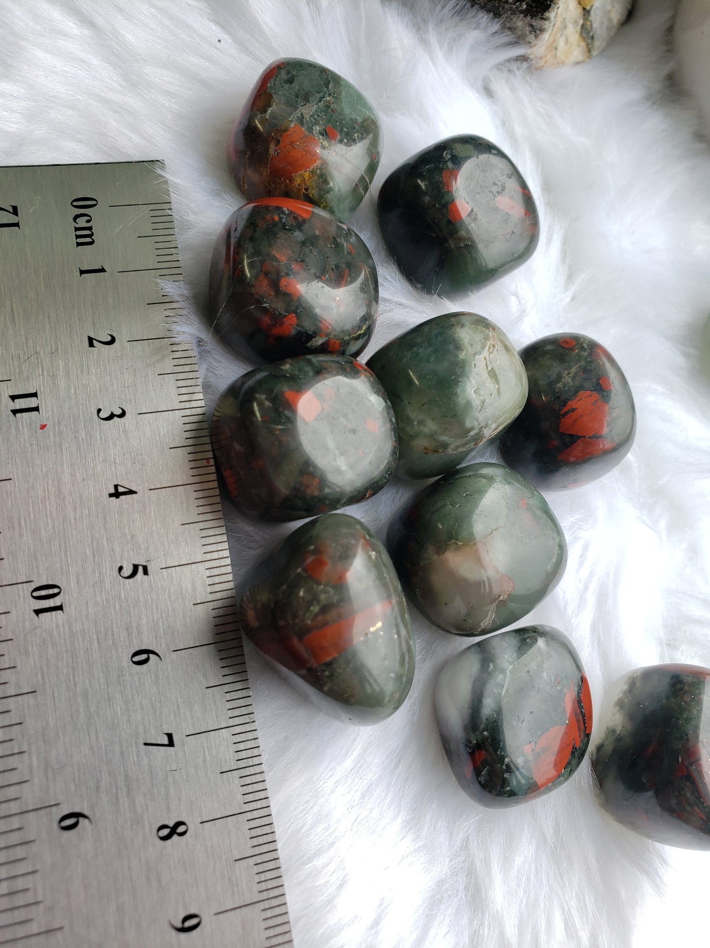 Bloodstone Tumbled Stones