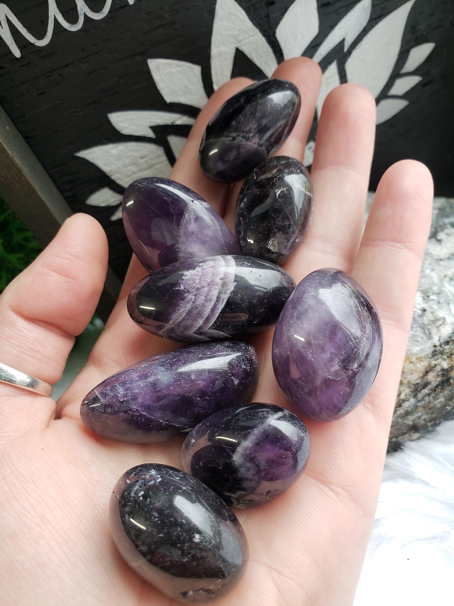 Dream Amethyst Tumbled Stones