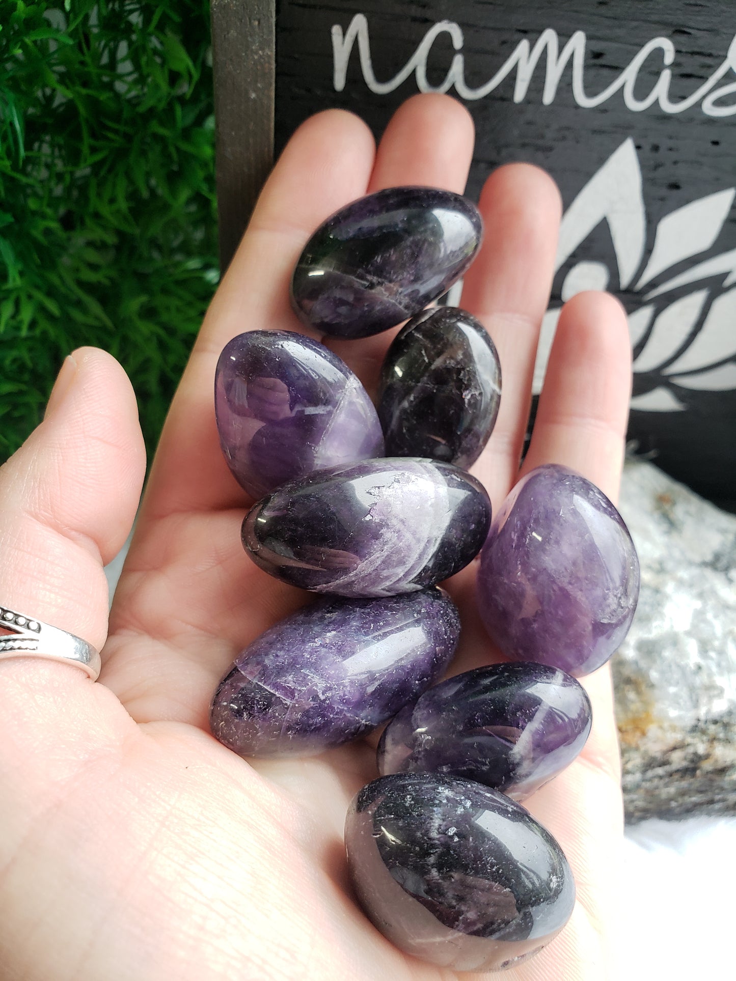 Dream Amethyst Tumbled Stones