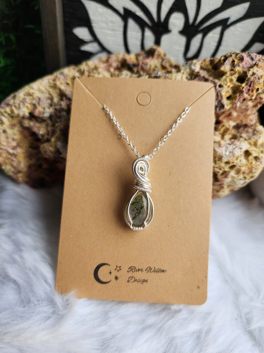 Moss Agate Necklace