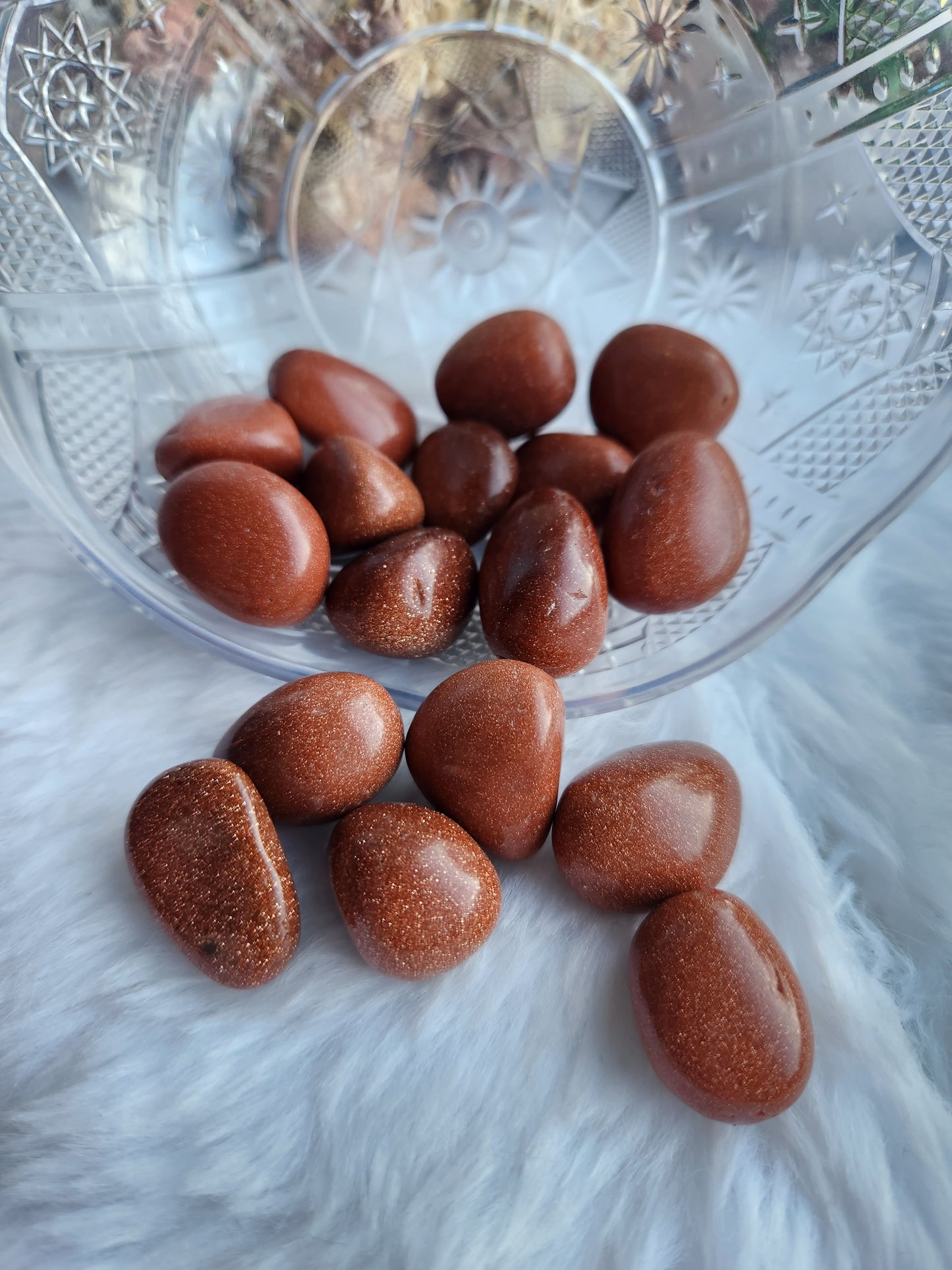 Goldstone Tumbled stones