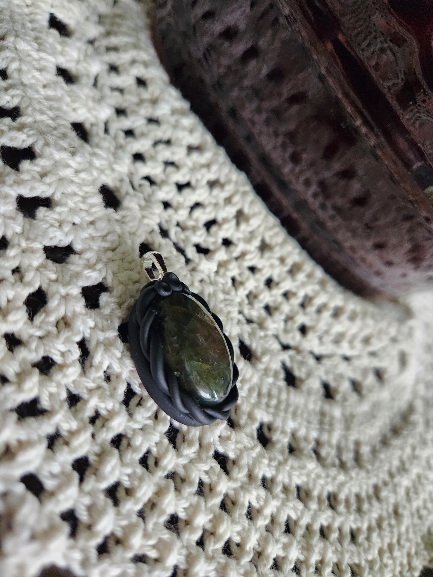 Labradorite Clay Necklace