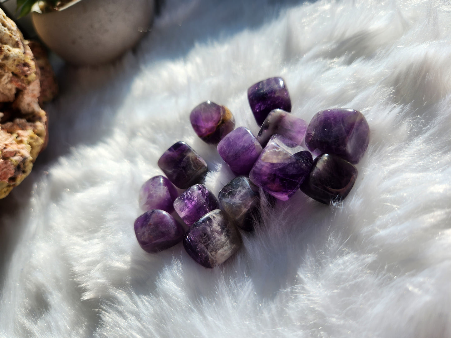 Mini Amethyst Cubes Tumbles