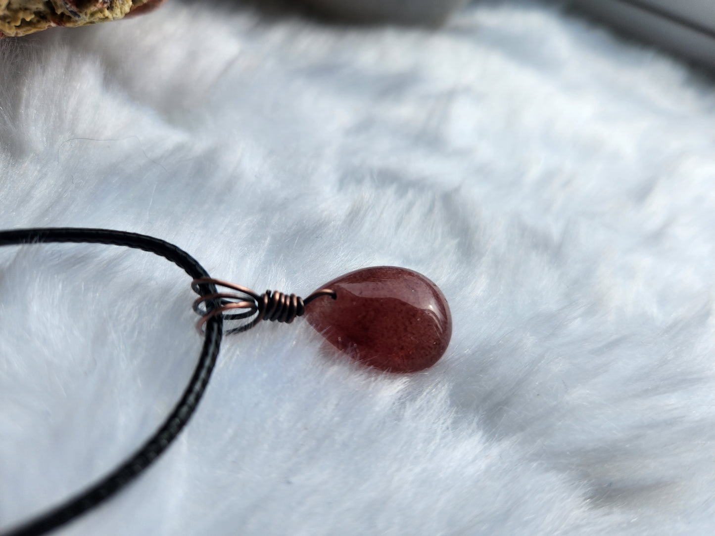 Strawberry Quartz Necklace