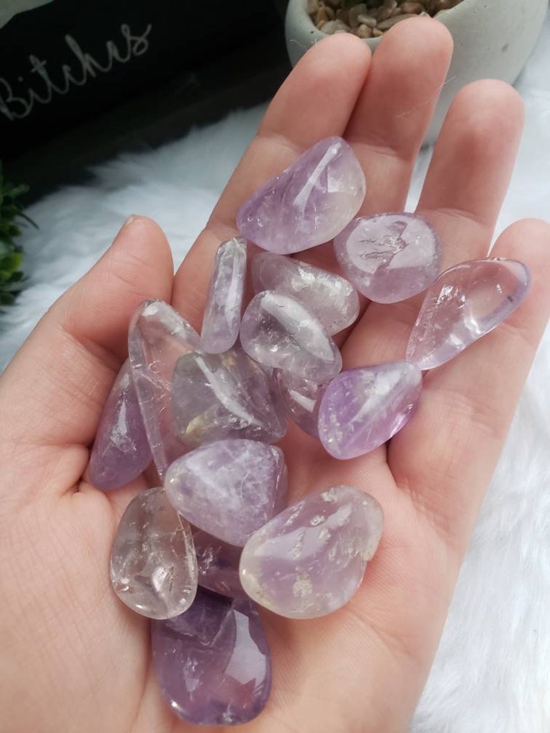 Small Amethyst Tumbled Stones