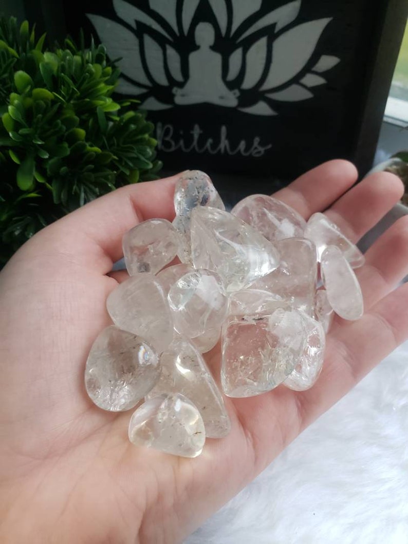 Clear Quartz Tumbled Stones