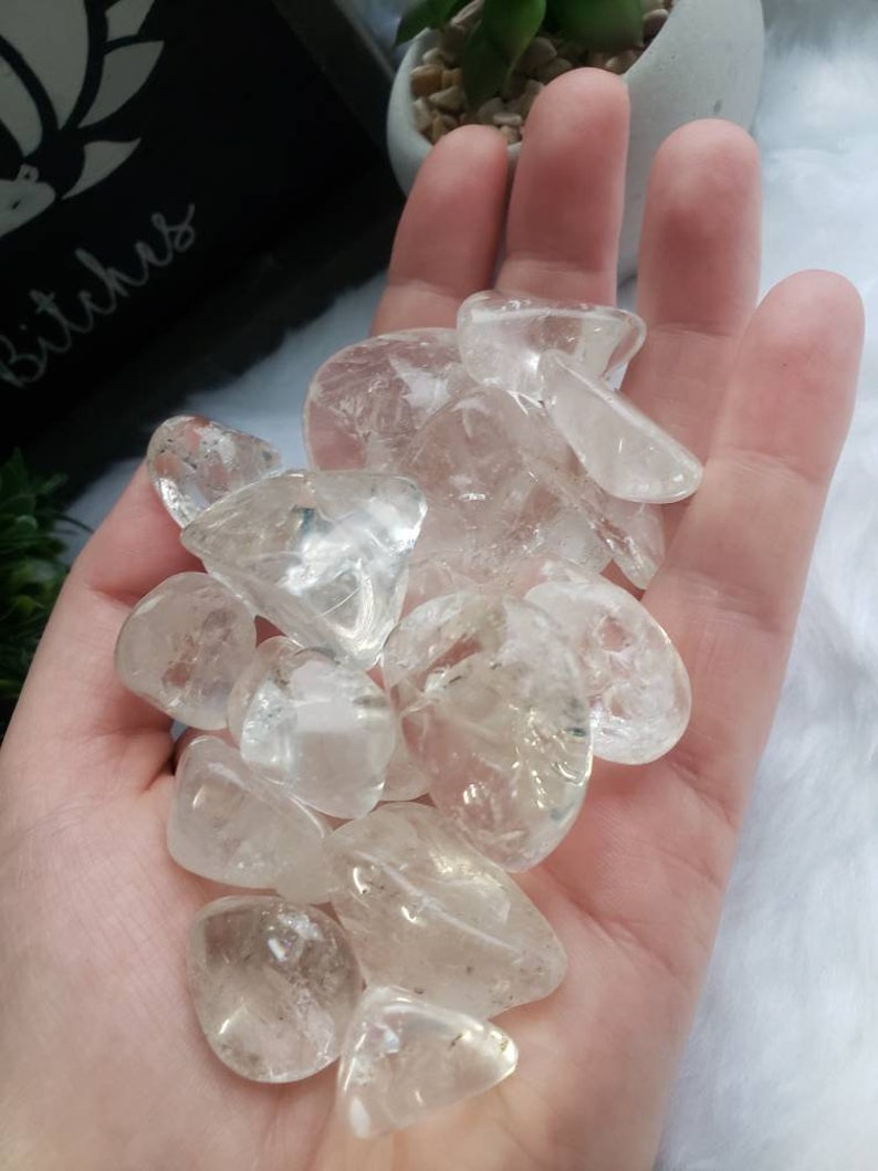 Clear Quartz Tumbled Stones